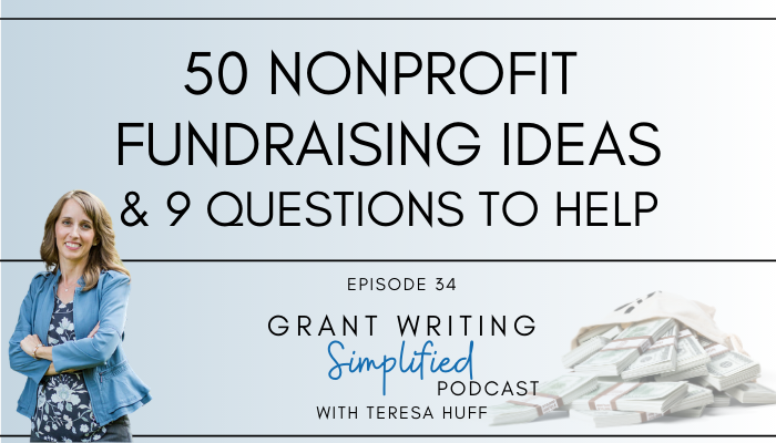 50 Nonprofit Fundraising Ideas - Teresa Huff - Adeo Development Solutions - Nonprofit Strategic Planning and Grant Writing Strategy