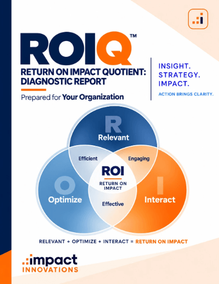 Sample ROIQ™ diagnostic report cover